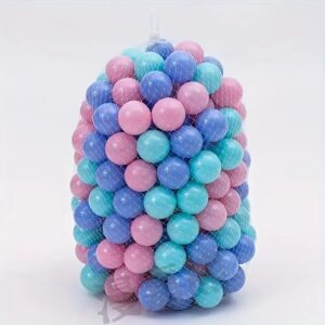 Balles en Plastique 5,5 cm Pastel pour Aires de Jeux Enfants