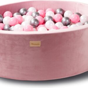 Piscine à balles pour bébés : 250 balles perle et coton