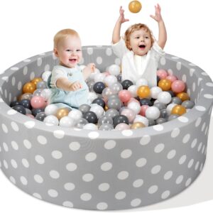 piscine à balles ronde pour bébé : idéale pour le jeu en intérieur et les anniversaires