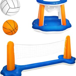 Jeu de volley pour piscine : divertissement familial estival