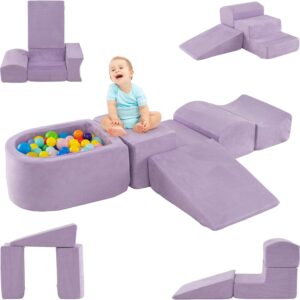 Parcours de Motricité Violet pour Enfants 3+ Ans, Usage Intérieur