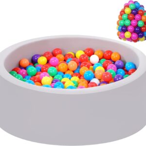 ```html piscine à balles ronde pliable pour bébé : idéale pour un jeu intérieur sécurisé avec 100 balles tricolores ```