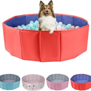 piscine à balles pliable pour chiens : idéale pour tous les types de chiens lors de jeux en intérieur et extérieur