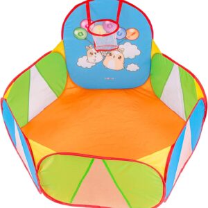 Piscine à Balles Bébé pour Enfants Intérieur, Boules Non Incluses