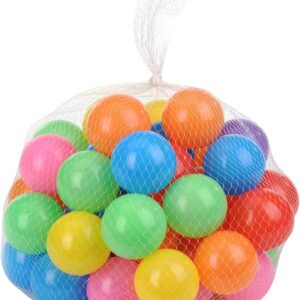 Balles en Plastique 5,5 cm pour Enfants : Idéal Piscine à Balles