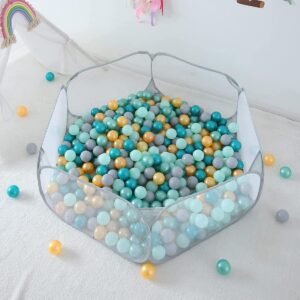 tente à balles spacieuse pour enfants : idéale pour le jeu en intérieur et extérieur