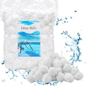 Boules Filtrantes Blanches pour Piscines et Aquariums