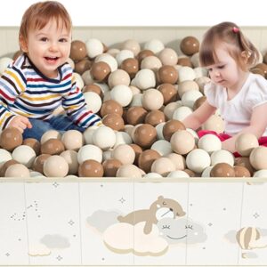 parc à balles pliable et portable pour bébés et enfants, idéal pour le jeu en intérieur et en extérieur