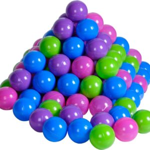 Balles pastel sûres pour enfants : idéal pour salle de jeux