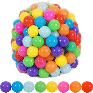 Balles Colorées 7 cm pour Aire de Jeu Bébé Intérieure