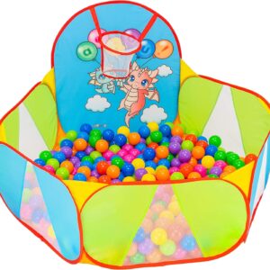 ```html piscine à balles colorée pour bébé : idéale pour des moments de jeu sécurisés dans la chambre ```
