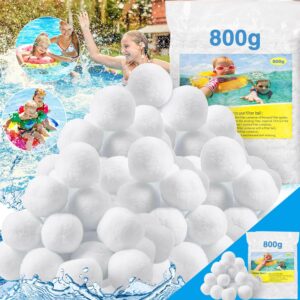 Boules Filtrantes 800g pour Piscine: Nettoyage Efficace pour Particuliers