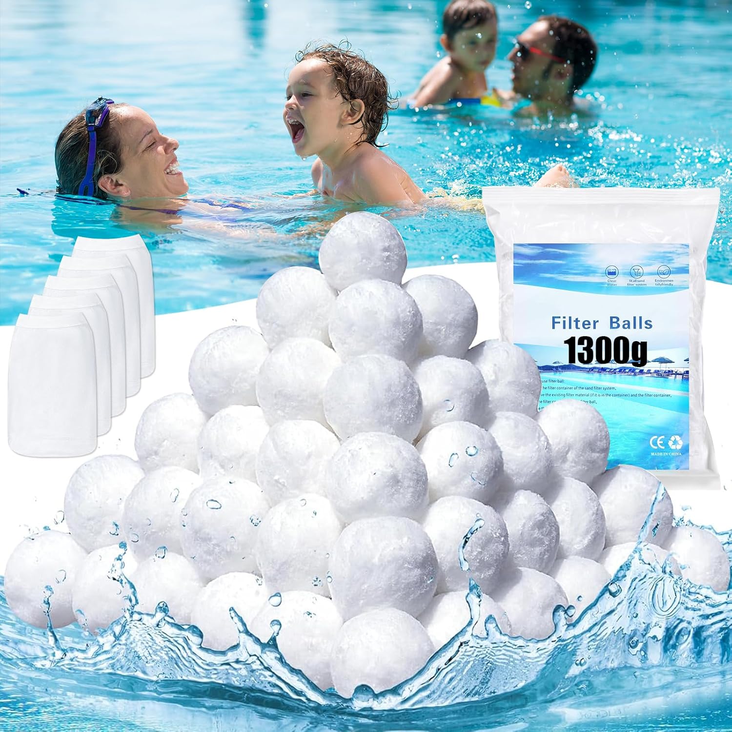 Balles Filtrantes Légères pour Piscines : Remplacez Sable avec Efficacité