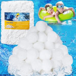 Balles Filtrantes 1500g pour Piscines : Nettoyage Réutilisable Efficace