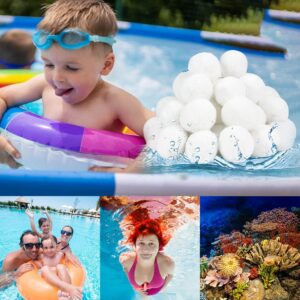 Boules Filtrantes 800g pour Piscine : Filtration Efficace Familles