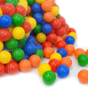 Balles Colorées 5,5 cm pour Enfants et Chiots, Jeu Amusant
