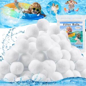 Balles Filtrantes 1500 g pour Filtration Piscine Efficace