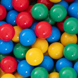 Balles en plastique multicolores pour enfants, idéales pour piscine