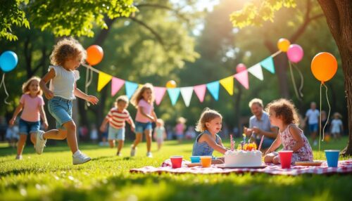 découvrez nos astuces pour organiser un anniversaire d'enfant inoubliable en extérieur ! activités ludiques, thèmes originaux et conseils pratiques pour garantir une fête réussie, au grand air. transformez ce jour spécial en une aventure mémorable avec nos recommandations.