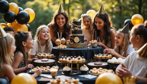 découvrez si une décoration d’anniversaire noir et or convient aux enfants : idées, conseils, et inspirations pour organiser une fête élégante et ludique, adaptée à tous les âges.