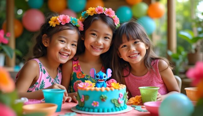 organisez une fête lilo et stitch inoubliable : idées de décoration, activités amusantes, recettes de gâteau et astuces pour une ambiance hawaïenne garantie ! découvrez notre guide complet.