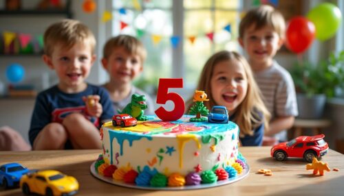 découvrez des idées de gâteaux d’anniversaire originales et amusantes pour un garçon de 5 ans : thèmes, décorations et recettes faciles pour une fête inoubliable !