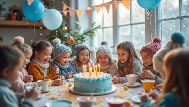 découvrez nos idées et conseils pour organiser un anniversaire d’enfant inoubliable en hiver : activités ludiques en intérieur, décorations chaleureuses et astuces pour une fête réussie malgré le froid !